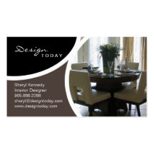 Interior Design Staging Modern Business Card