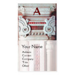 INTERIOR DESIGNER, ARCHITECTURE Monogram,pearl Business Card Template