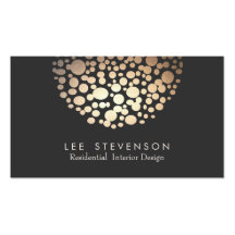 Interior Designer Lighting Business Card