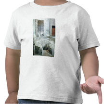 Interior of octagonal baptistery of  cathedral t-shirts