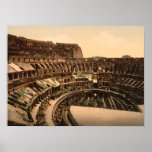 Interior of the Colosseum, Rome, Italy Posters