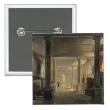 Interior of the Law School, Cambridge, from 'The H Pinback Buttons
