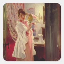Interior with the Artist's Wife, 1889 Stickers