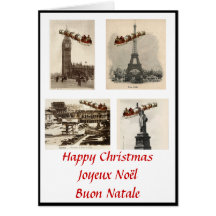 International Santa Christmas Card