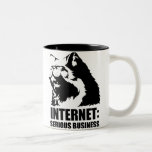Internet: Serious Business (lolcat funny tshirt) Coffee Mugs