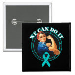 Interstitial Cystitis We Can Do It Pinback Button