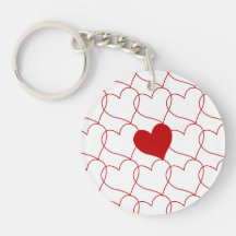 Intertwined Hearts Keychain