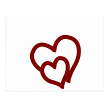 Intertwined Hearts Post Cards