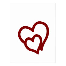 Intertwined Hearts Post Cards