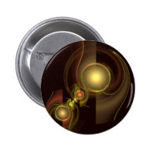 Intimate Connection Abstract Art Button (round)