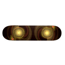 Intimate Connection Abstract Art Skateboard