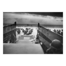 Into The Jaws Of Death LCVP World War II Omaha Custom Invite