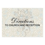 intricate art nouveau pine cone art business cards