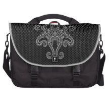 Intricate Steel Mesh Octopus Laptop Messenger Bag