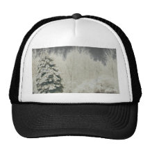 Inverted colour Trees Mesh Hat
