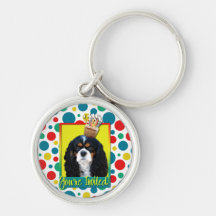 Invitation Cupcake - Cavalier - TriColor Keychains