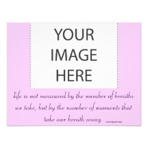 Invitation "Life is not measured..."