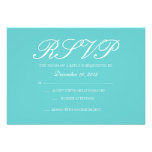 Invitation RSVP Card-RSVP-turq