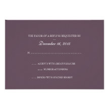 Invitation RSVP | Fine Wine |pu