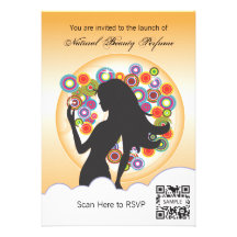 Invitation Template Perfume