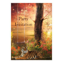 Invitation Tiger At The Swing