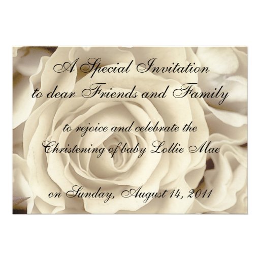 Invitations Baptism Christening Templates