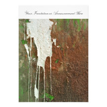 Invitations with Rust and Paint
