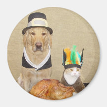 Invite a friend for Thanksgiving Fridge Magnet