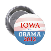 IOWA for Obama 2012 Pin