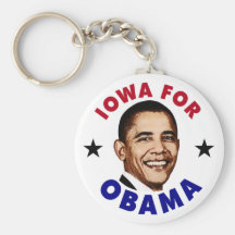 Iowa For Obama Key Chain
