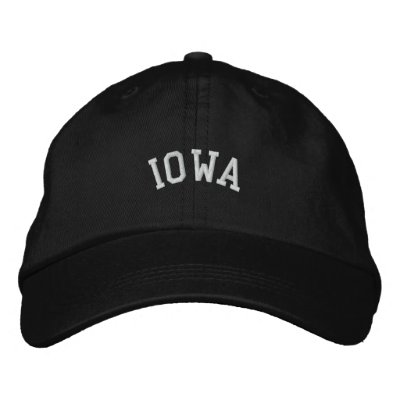 Iowa State Embroidered Embroidered Baseball Caps