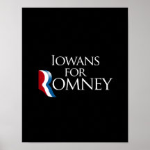 Iowans for Romney -.png Poster
