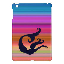 iPad mini Mermaid in Sea of Stripes