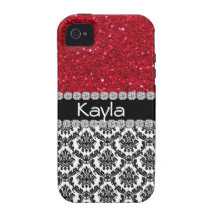 IPHONE4 BLING  CRYSTAL LOOK Damask Design CASE Vibe iPhone 4 Covers