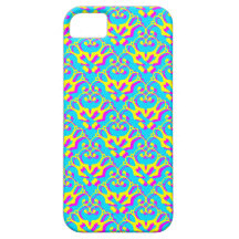 iPhone 5 CMYK damask pattern iPhone 5 Case