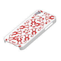 iPhone 5 red and white pattern case iPhone 5 Covers