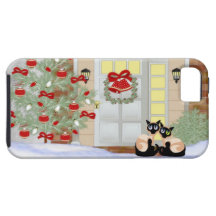 iPhone 5 Siamese Cats Christmas iPhone 5 Cases