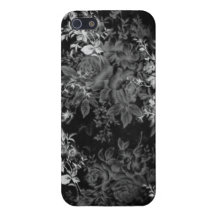 Iphone Case Black and White Floral Covers For iPhone 5