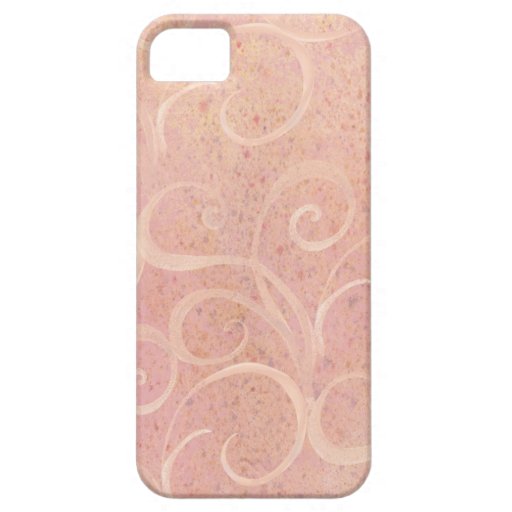 IPhone Cover Rose Gold Feather Scroll iPhone 5 Case