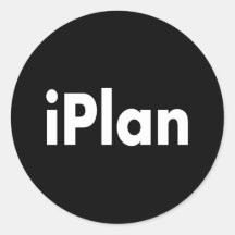 iPlan Round Sticker