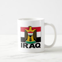 Iraq Coat of Arms Flag Mug