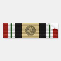 Iraq ribbon bumper sticker