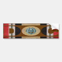 Iraq Ribbon Doc - CMB Bumper Sticker