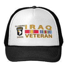 Iraq Veteran Trucker Hat