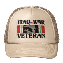 IRAQ WAR VETERAN TRUCKER HATS