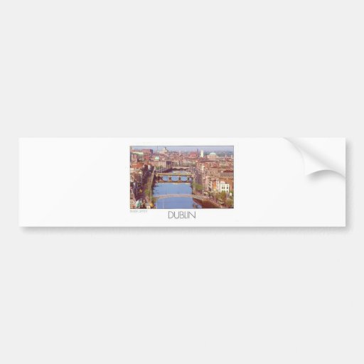 Ireland Dublin River Liffey (St.K.) Bumper Stickers