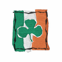 ireland flag shamrock small