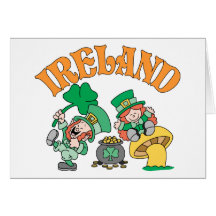 Ireland Leprechauns Greeting Cards