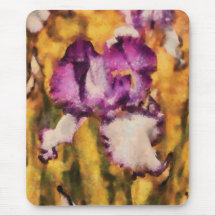 Iris - Diafragma violeta Mouse Mat