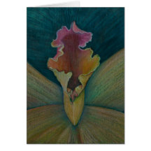 iris note card